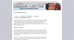Desktop Screenshot of basketcarrier.com